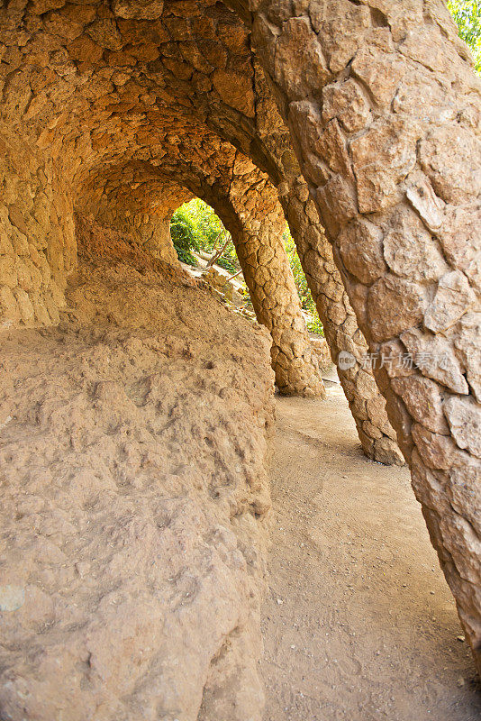 Park Guell，西班牙巴塞罗那